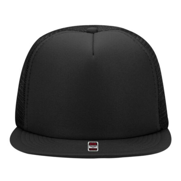 OTTO CAP "OTTO SNAP" Camouflage 5 Panel High Crown Mesh Back Trucker Hat Thumbnail