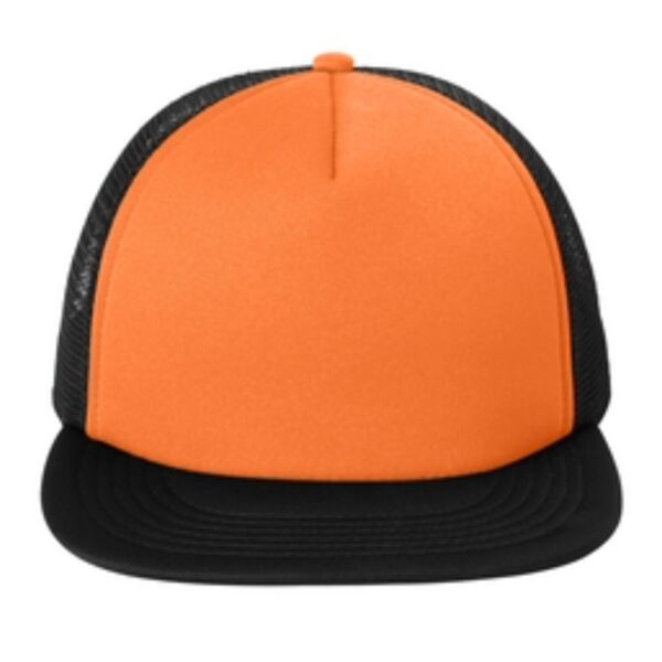 Flat Bill Snapback Trucker Cap Thumbnail