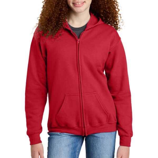 Heavy Blend™ Youth Full-Zip Hooded Sweatshirt Thumbnail