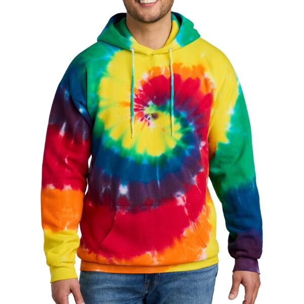 Tie Dye Pullover Hooded Sweatshirt Thumbnail