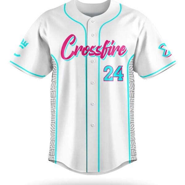 Custom Softball Crewneck Home Jersey Thumbnail