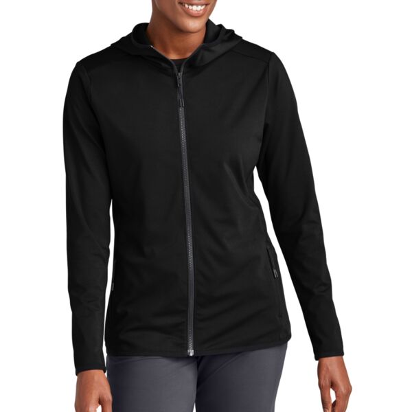 Ladies Circuit Hooded Full Zip Thumbnail
