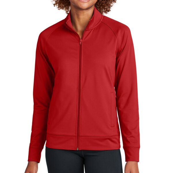 Ladies Sport Wick ® Stretch Full Zip Cadet Jacket Thumbnail