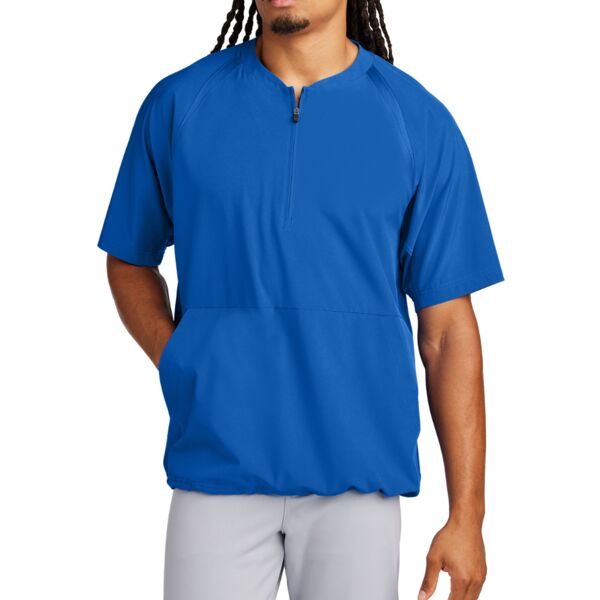 Repeat 1/2 Zip Short Sleeve Jacket Thumbnail