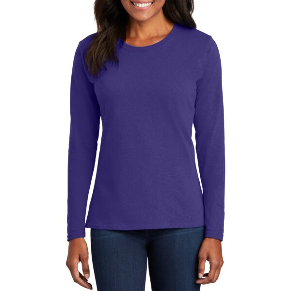 Ladies Long Sleeve Core Cotton Tee Thumbnail