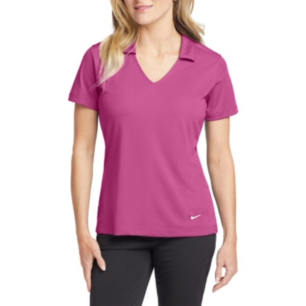 Ladies Dri FIT Vertical Mesh Polo Thumbnail