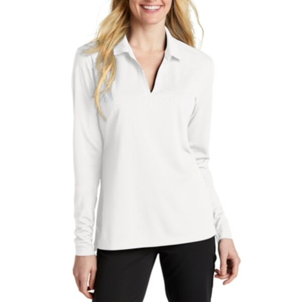 Ladies Dri FIT Micro Pique 2.0 Long Sleeve Polo Thumbnail