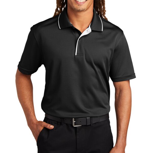 Dri Mesh ® Polo with Tipped Collar and Piping Thumbnail
