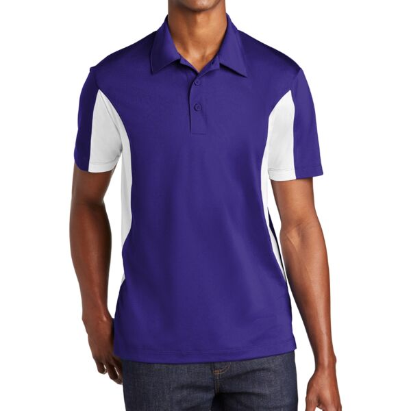 Side Blocked Micropique Sport Wick ® Polo Thumbnail