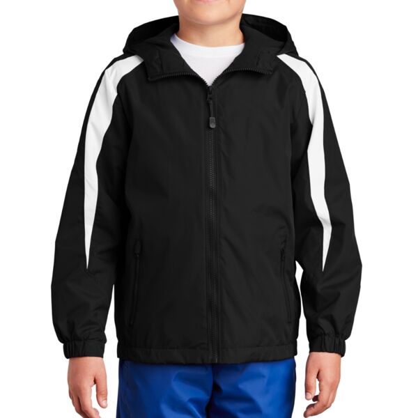 Youth Fleece Lined Colorblock Jacket Thumbnail
