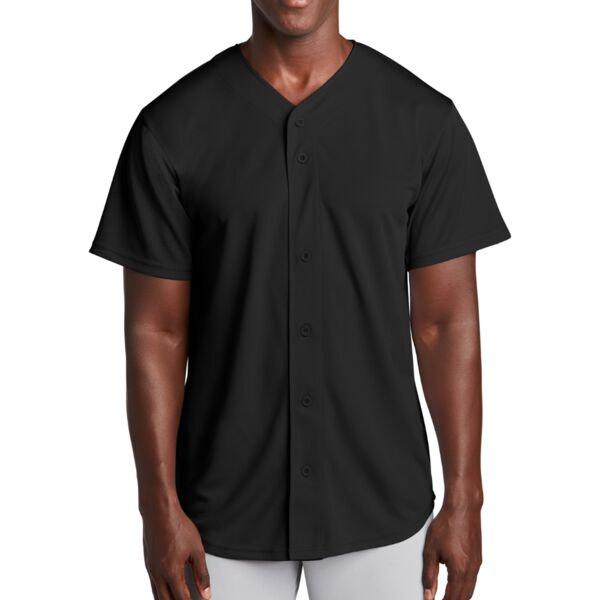 PosiCharge ® Tough Mesh Full Button Jersey Thumbnail