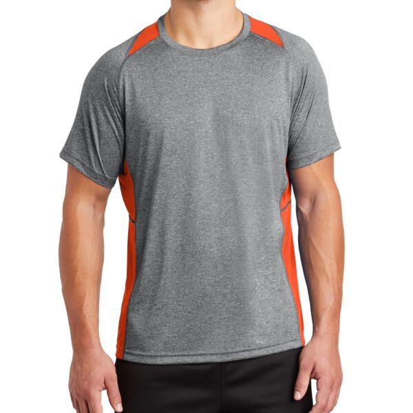 Heather Colorblock Contender Tee Thumbnail