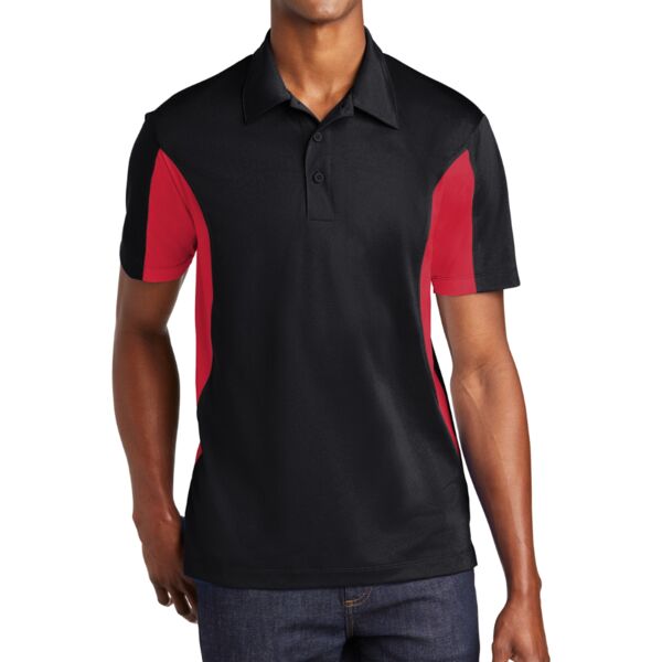 Tall Side Blocked Micropique Sport Wick ® Polo Thumbnail