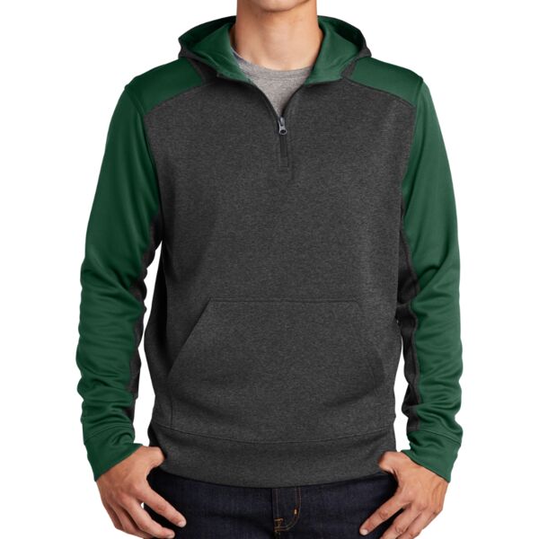 Tech Fleece Colorblock 1/4 Zip Hooded Sweatshirt Thumbnail