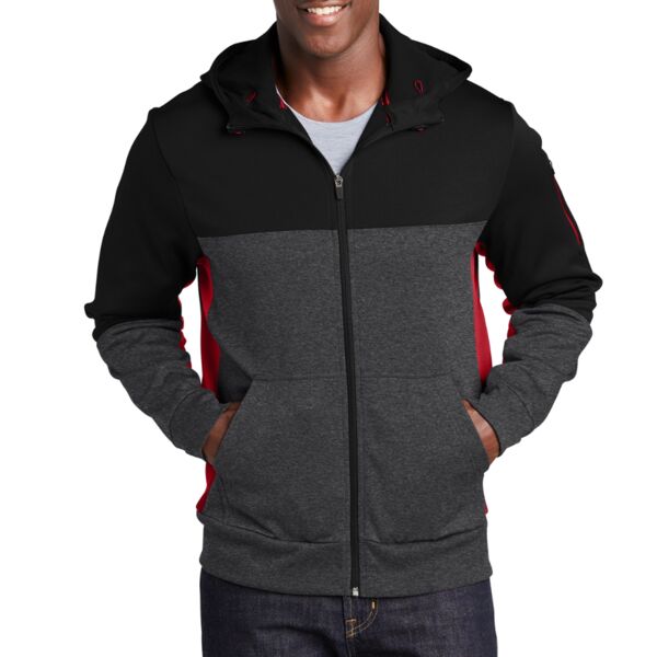 Tech Fleece Colorblock Full Zip Hooded Jacket Thumbnail