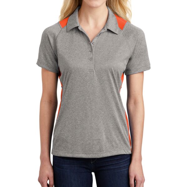 Women's Heather Colorblock Contender Polo Thumbnail