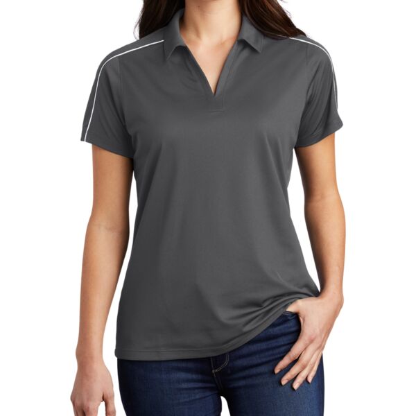 Women's Micropique Sport Wick ® Piped Polo Thumbnail