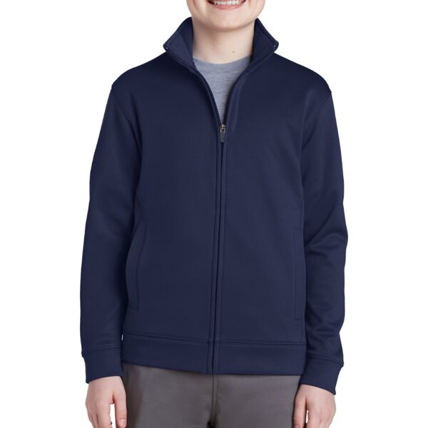Youth Sport Wick ® Fleece Full Zip Jacket Thumbnail