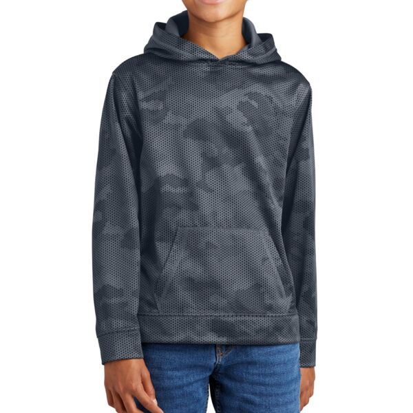 Youth Sport Wick ® CamoHex Fleece Hooded Pullover Thumbnail