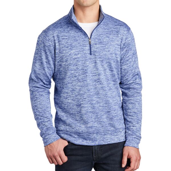 PosiCharge ® Electric Heather Fleece 1/4 Zip Pullover Thumbnail