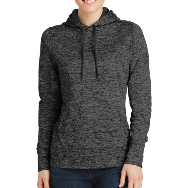 Women's PosiCharge ® Electric Heather Fleece Hooded Pullover Thumbnail