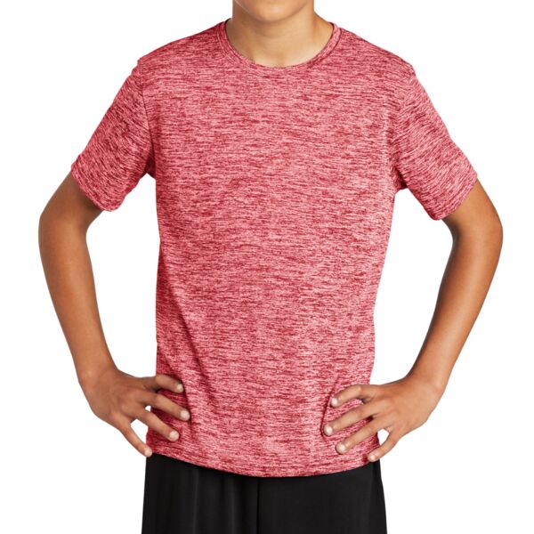 Youth PosiCharge ® Electric Heather Tee Thumbnail