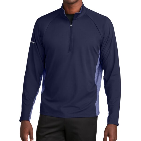 Sport Wick ® Stretch Contrast 1/4 Zip Pullover Thumbnail