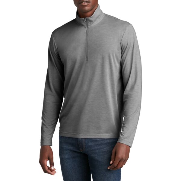 PosiCharge ® Tri Blend Wicking 1/4 Zip Pullover Thumbnail