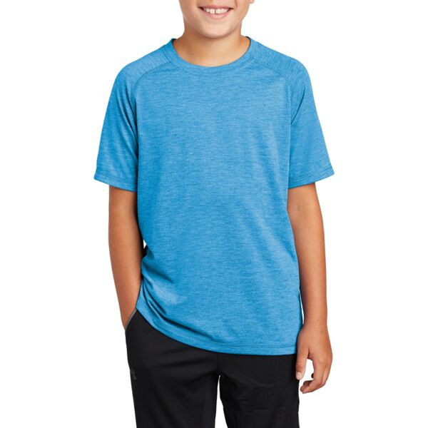 Youth PosiCharge ® Tri Blend Wicking Raglan Tee Thumbnail