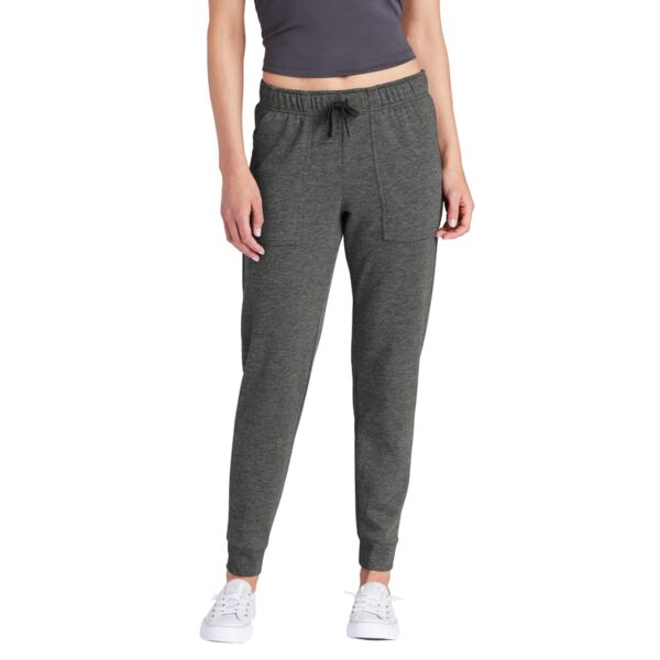 Women's PosiCharge ® Tri Blend Wicking Fleece Jogger Thumbnail