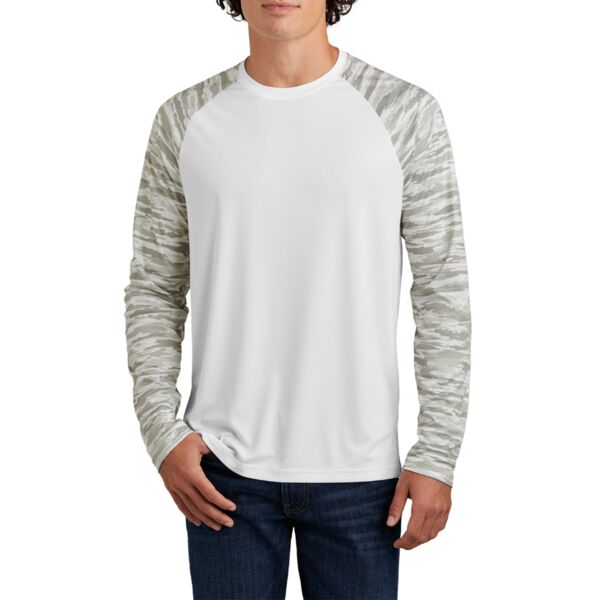 Drift Camo Colorblock Long Sleeve Tee Thumbnail