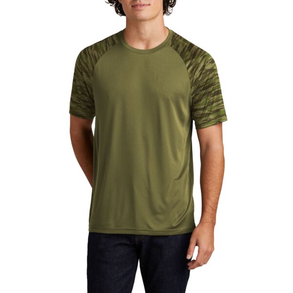 Drift Camo Colorblock Tee Thumbnail