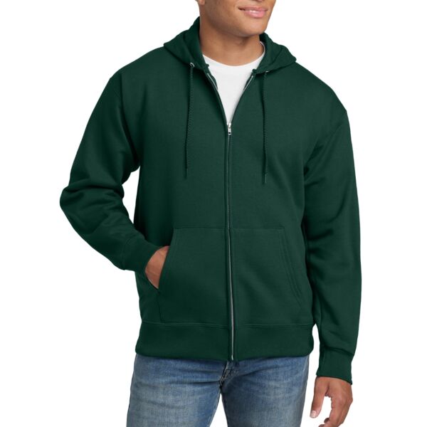 Ultimate Cotton ® Full Zip Hooded Sweatshirt Thumbnail