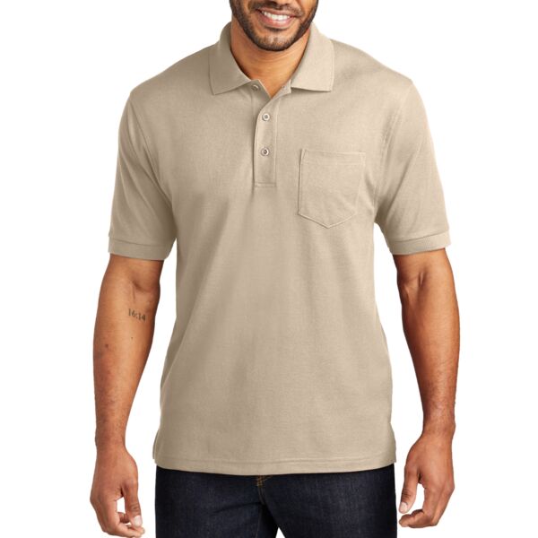 Silk Touch Polo with Pocket Thumbnail