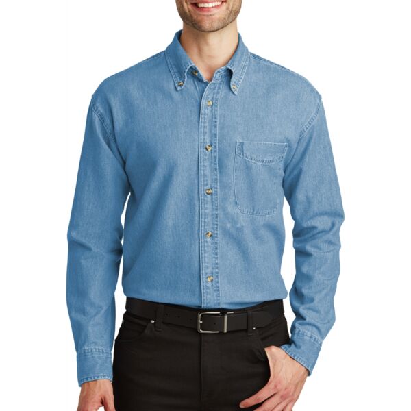 Long Sleeve Denim Shirt Thumbnail