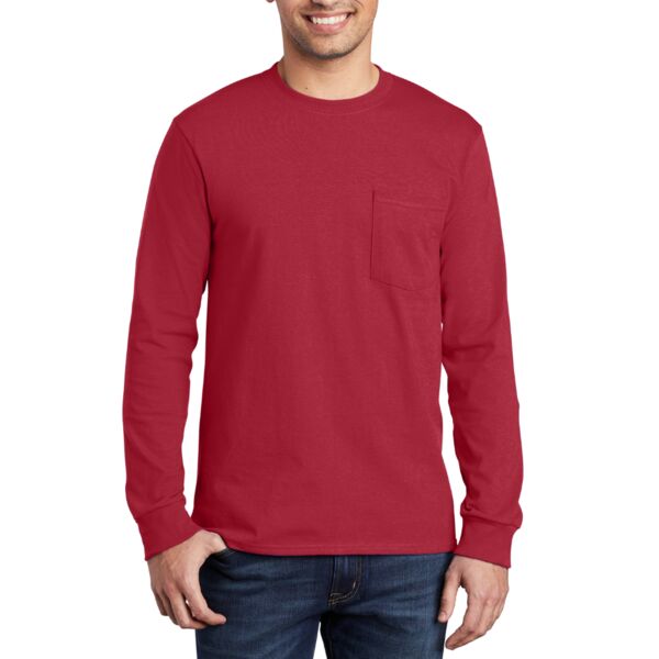 Long Sleeve Essential Pocket Tee Thumbnail