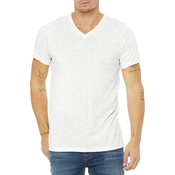 Unisex Triblend Short Sleeve V Neck Te Thumbnail