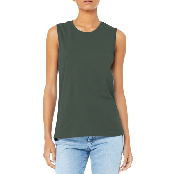 Women's Jersey Muscle Tank Thumbnail