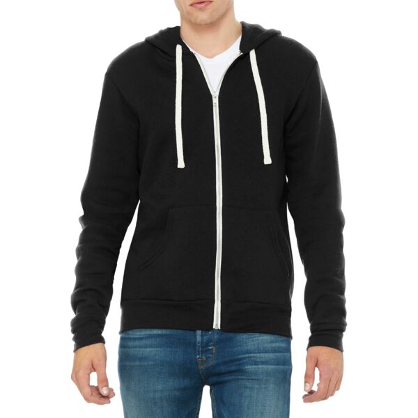 Unisex Triblend Sponge Fleece Full Zip Hoodie Thumbnail