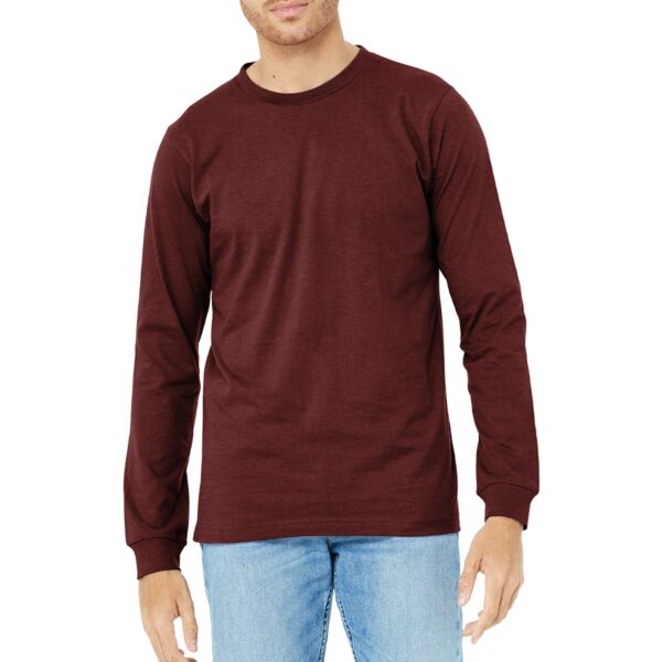 Unisex Heather CVC Long Sleeve Tee Thumbnail