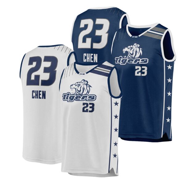 FYBC Tigers Reverse Basketball Jersey Thumbnail
