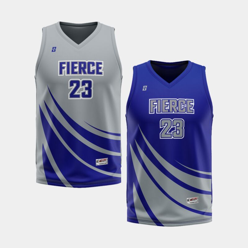 Fierce Reverse Basketball Jersey Thumbnail